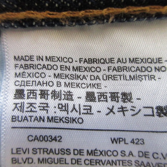 Levi's 505 Denim Jean Shorts Blue Classic Fit 34 Men 100% Cotton Casual 500 - Picture 4 of 12